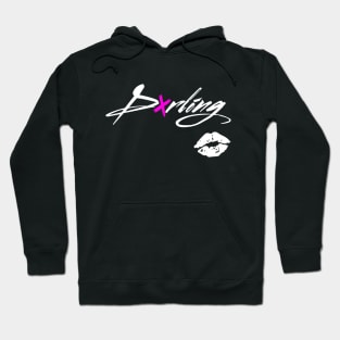 DXRLING pink & white Hoodie